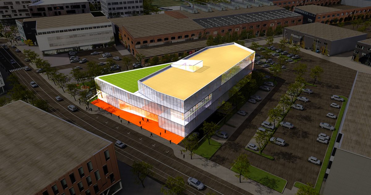 A new-multi tenant building is… | Société de développement Angus