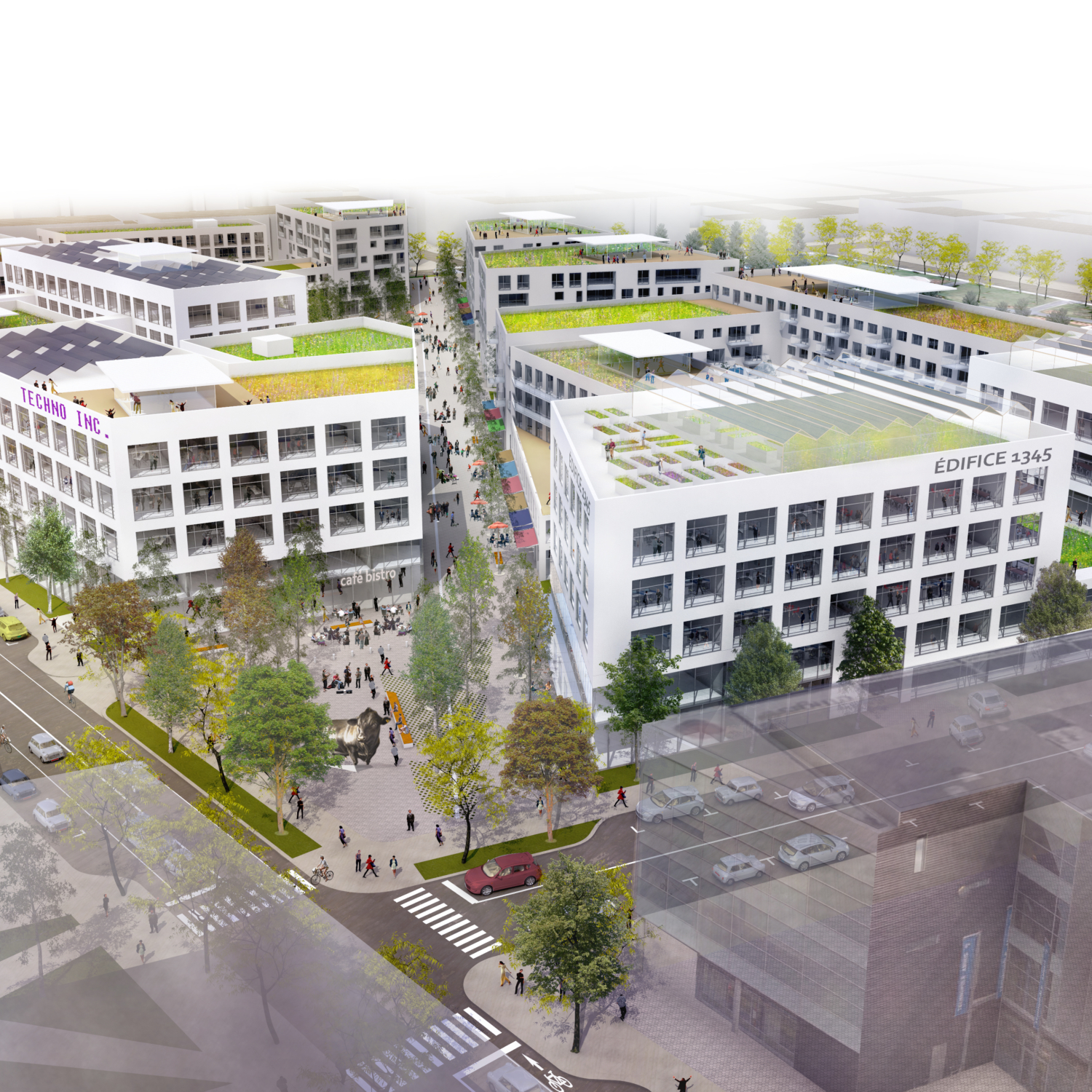 03 vue aerienne place centrale