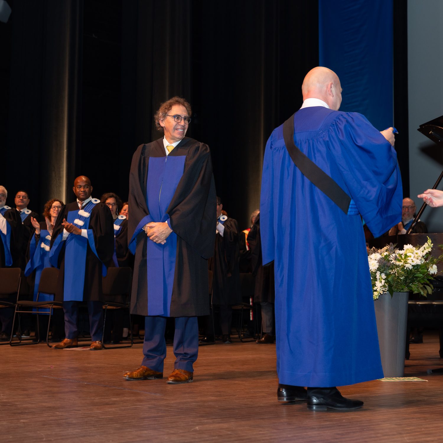 Christian Yaccarini reçoit la médaille de l'UQAM pour son travail et le projet du Technopôle Angus.
